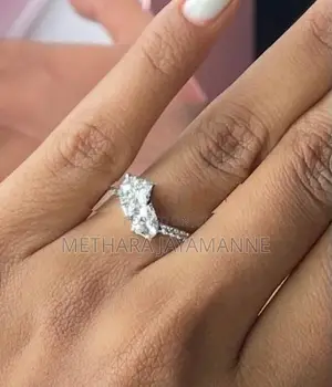 Pandora Double Heart Sparkling Ring