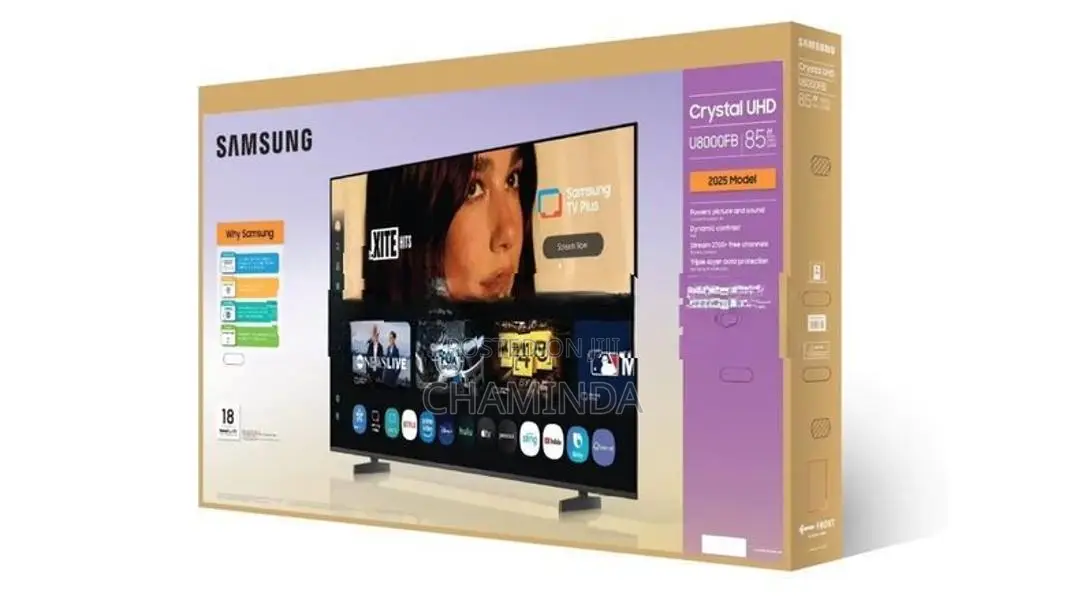 85 Inch Crystal UHD TV, U8000F, 4K