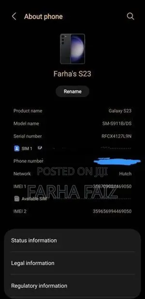 Samsung Galaxy S23 (Used)