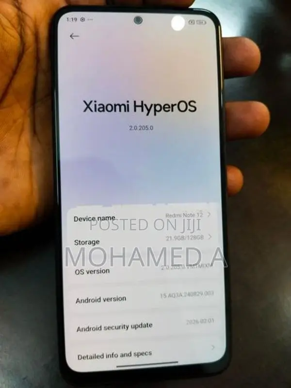 Xiaomi Redmi Note 12 6+6 GB 128GB (Used)