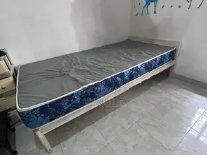 Bed with Fox Spring Mattress