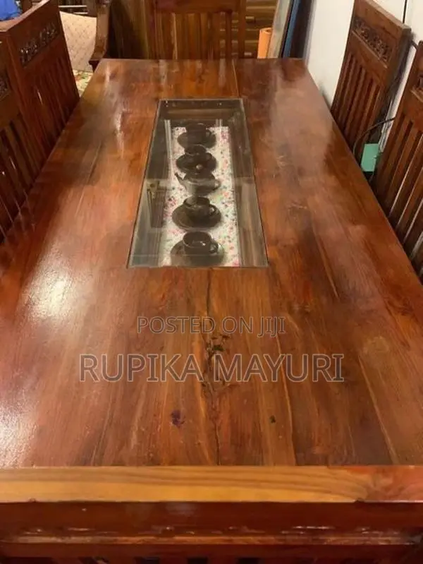 Teak 6 Chair Table