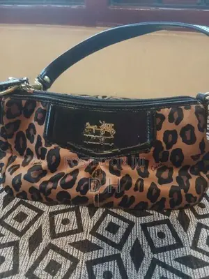 Coach Gold Cheetah Print Bag