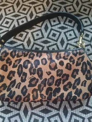 Coach Gold Cheetah Print Bag