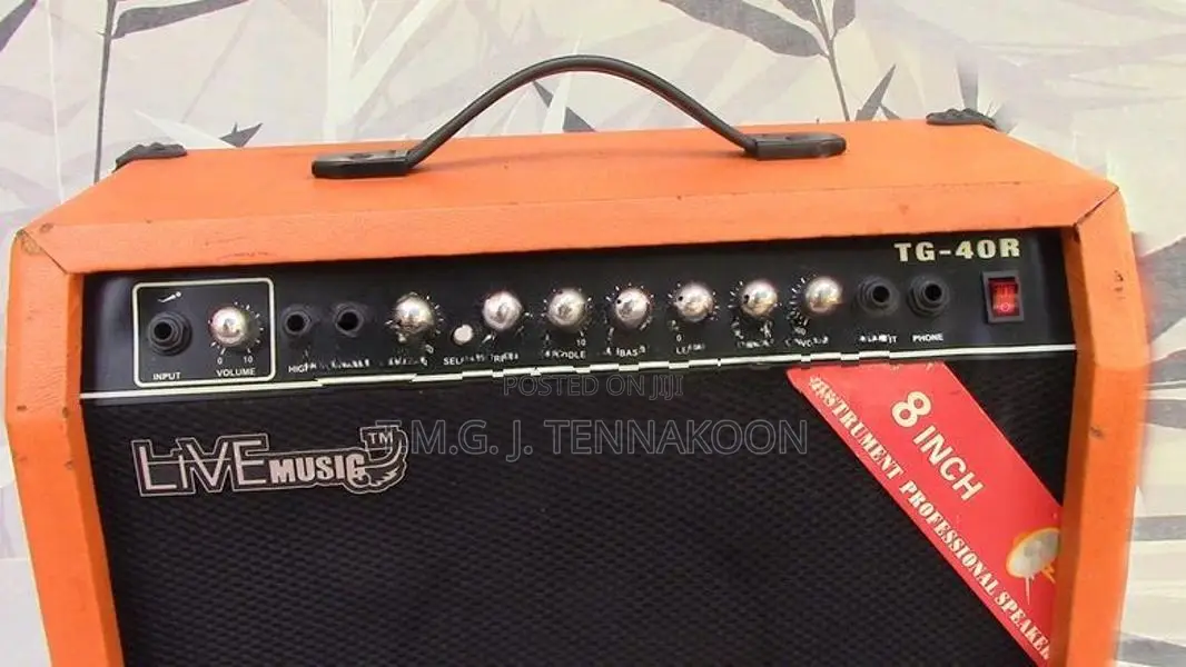 Live Music Back Amp