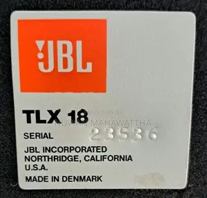 JBL TLX18 Speakers