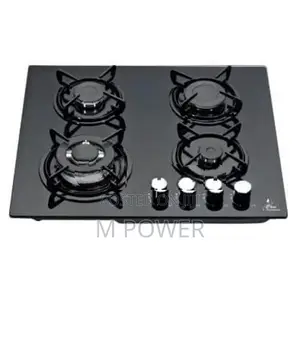 Clear 4 Burner Cooker Hob only Gas - Glass (F4-B60)