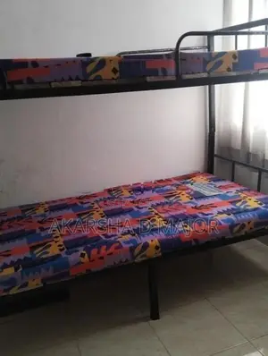 Steel Single Bunk Beds with Mattresses