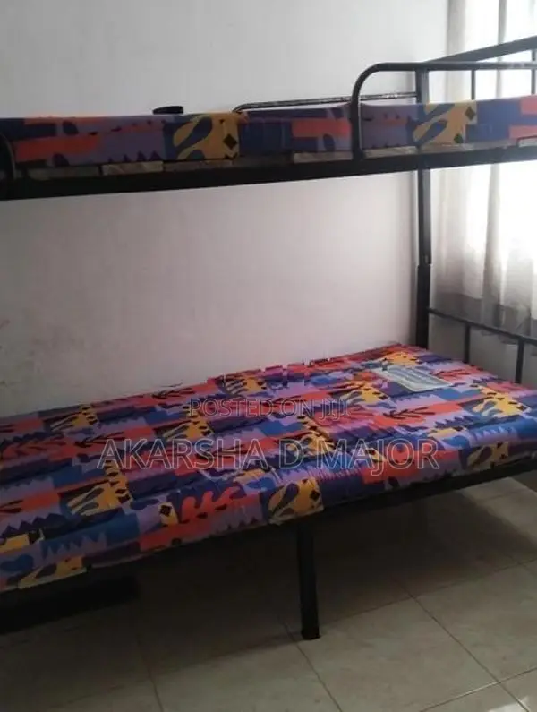 Steel Single Bunk Beds with Mattresses
