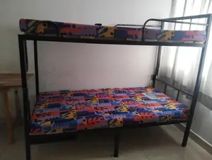 Steel Single Bunk Beds with Mattresses