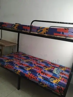 Steel Single Bunk Beds with Mattresses