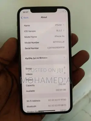 Apple iPhone XS 256GB (Used)