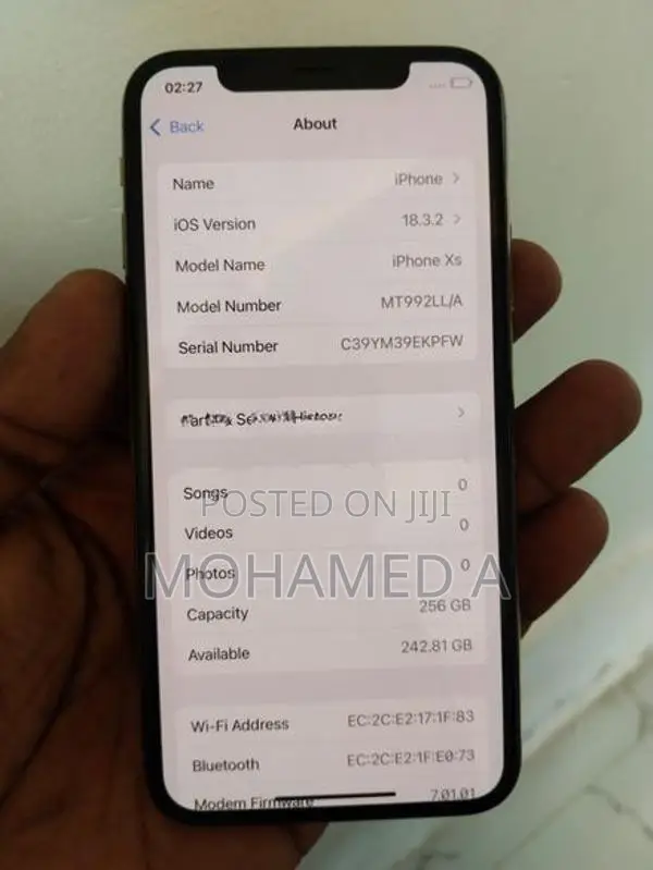 Apple iPhone XS 256GB (Used)