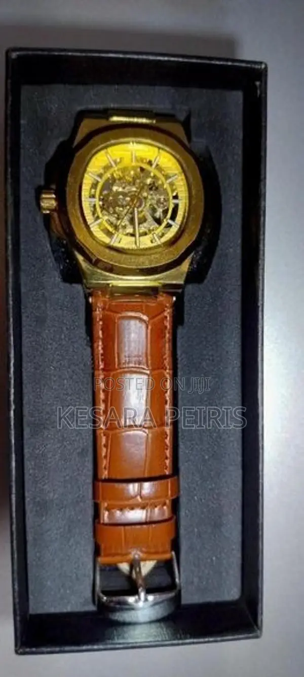 Longlux Luxury Automatic Skeleton Watch