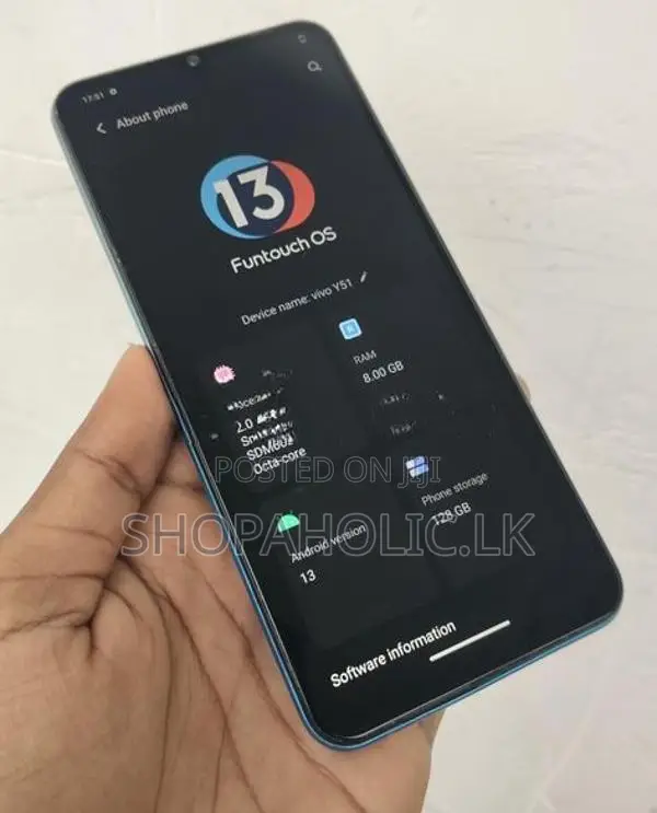 Vivo Y51 mint blue (Used)