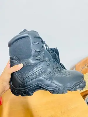 Military Black Combat Boot