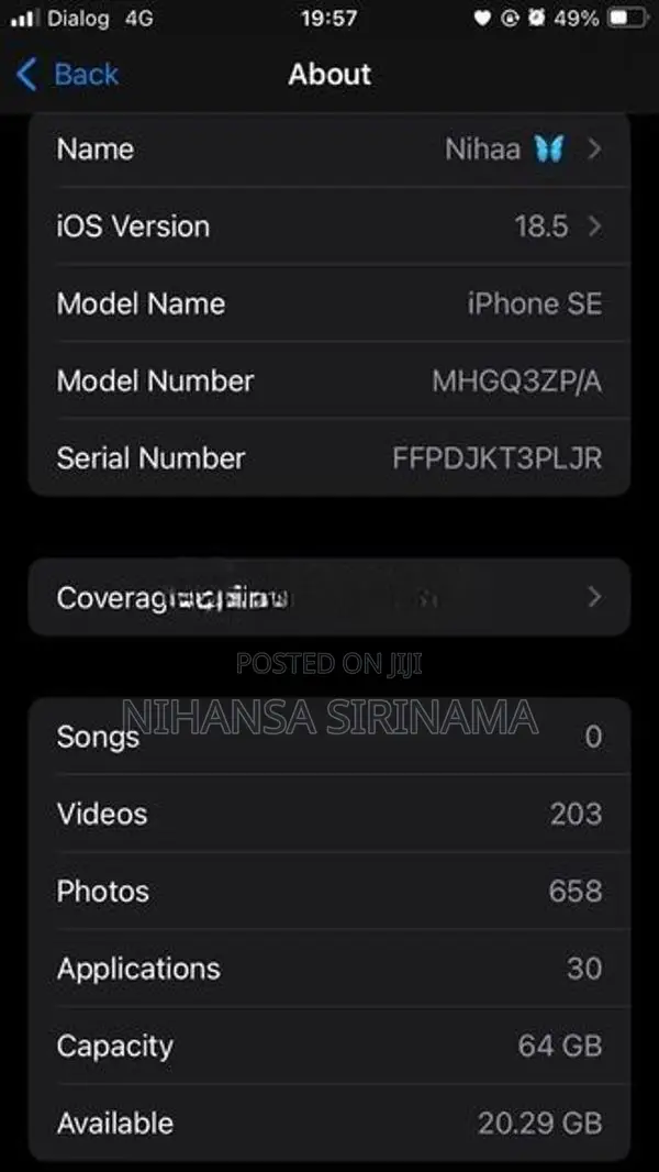 Apple iPhone SE 2 (Used)