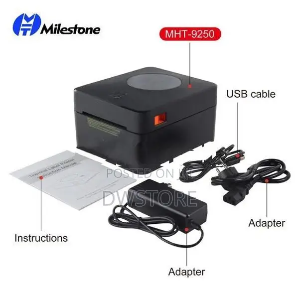 High-Speed Direct Thermal Sticker Printer USB Bluetooth