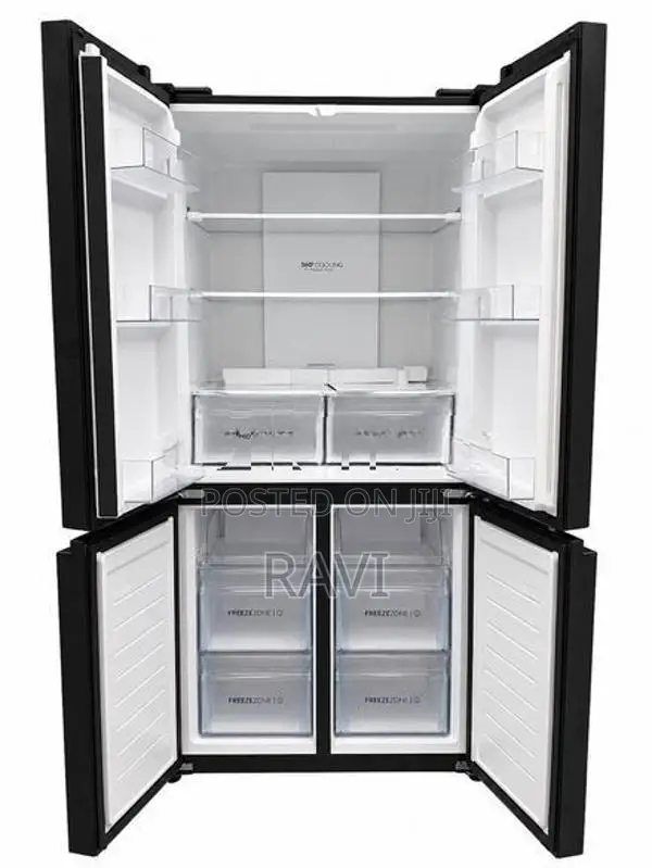 Haier 456L Multi Door Inverter Refrigerator - Black Mirror
