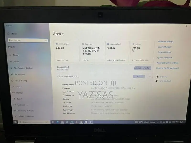 Dell I5 6th Gen Laptop