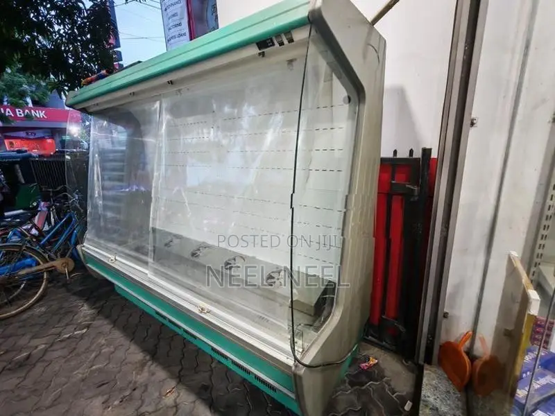 Industrial Open Fridge