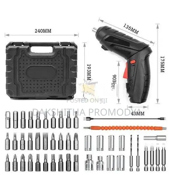 48 Pcs Cordless Screw Driver 4.2V