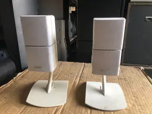bose double cube speakers and stands