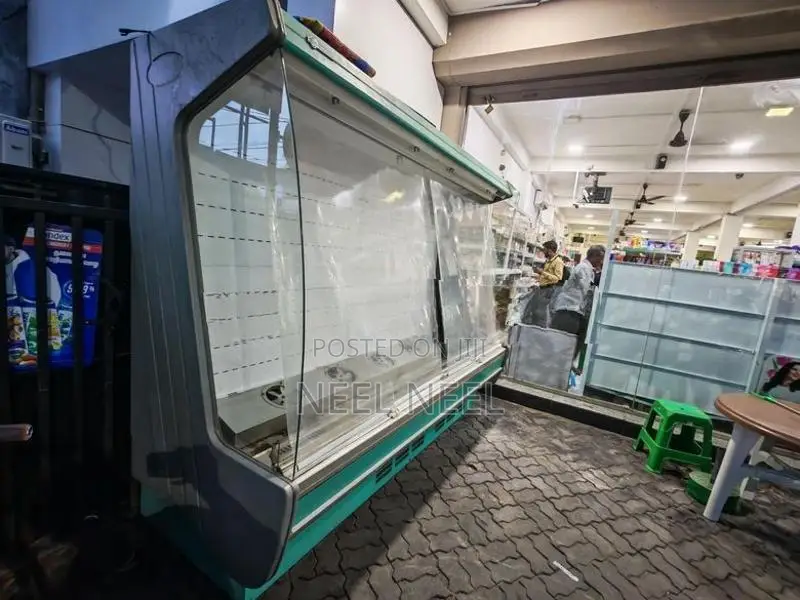 Industrial Open Fridge