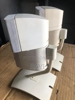 bose double cube speakers and stands