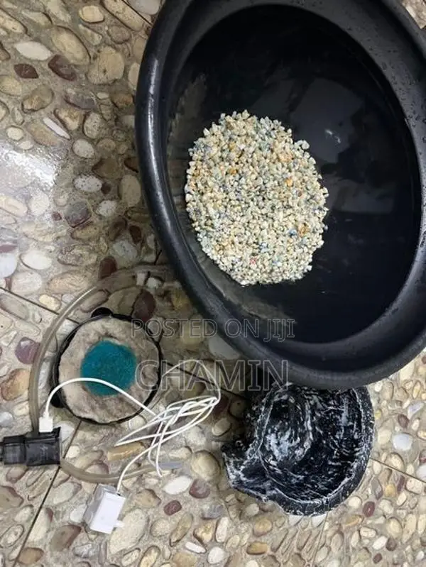 Plastic Fish Pond with Waterfall