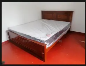 new teak box bed with spring mattress