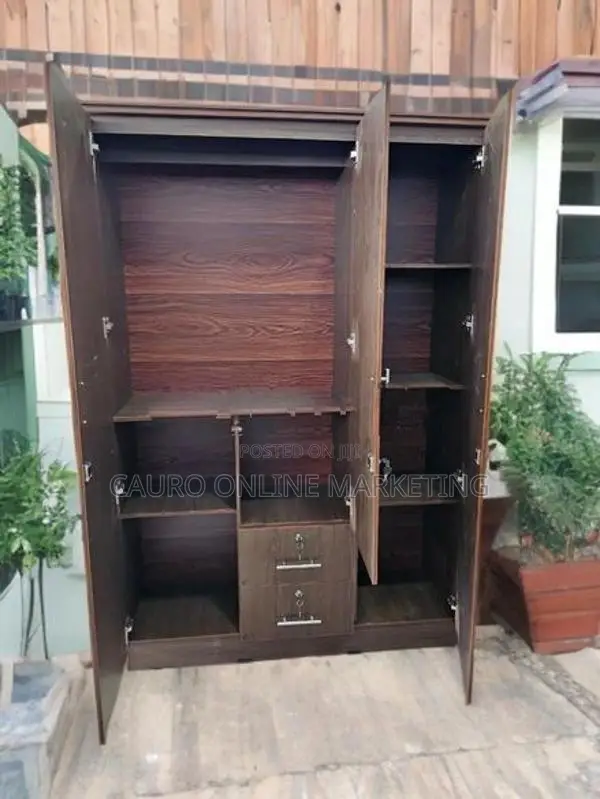 New Melamine 3 Door Wardrobe 6*4 Ft Cupboard Large