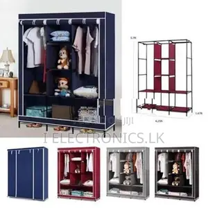 Portable Wardrobe Closet 3 Door