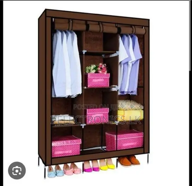 Portable Wardrobe Closet 3 Door