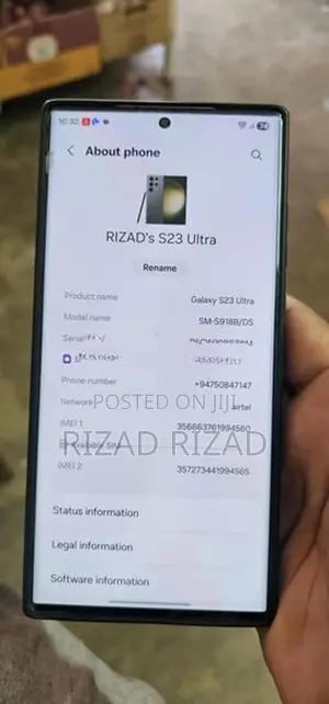 Samsung Galaxy S23 Ultra (Used)