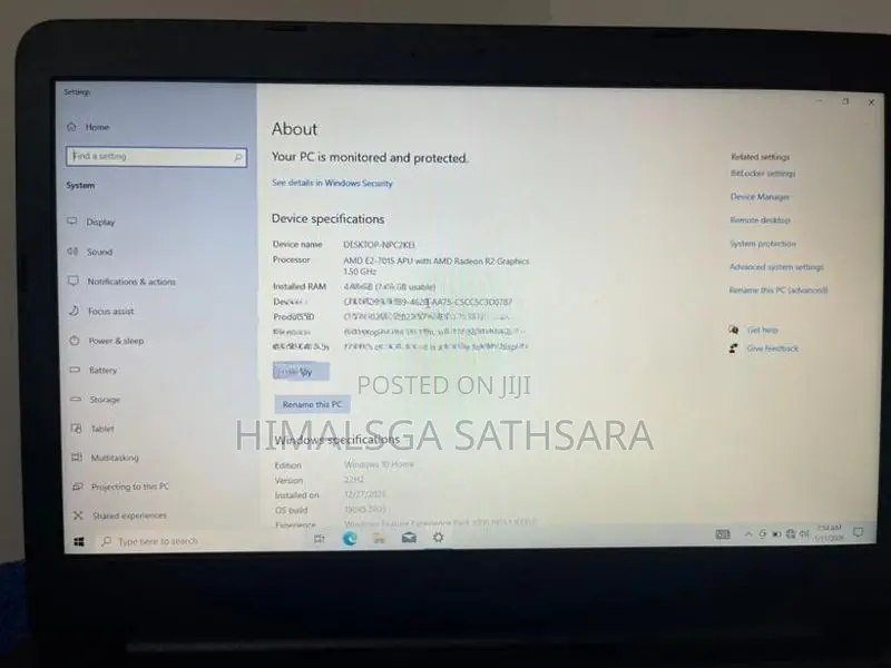 Asus AMD Laptop