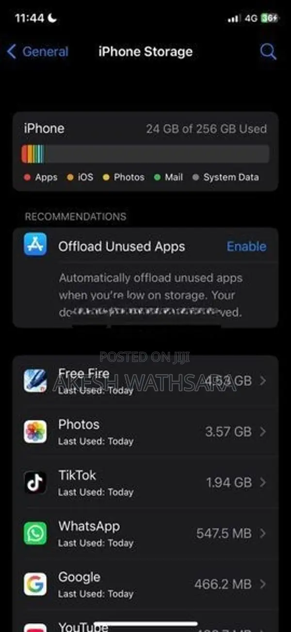 Apple iPhone X 2018 (Used)