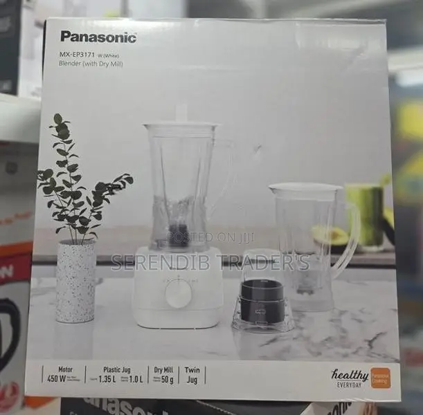 Panasonic Blender 2 Jar and 1 Dry Mill