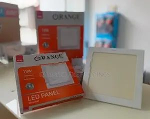 Orange 18 W Panel Light Sunk Squar