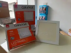 Orange 18 W Panel Light Sunk Squar