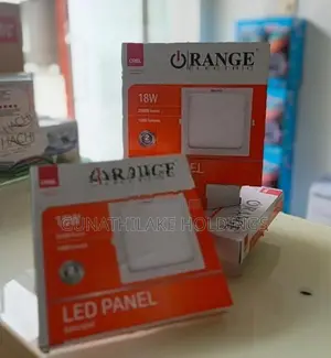 Orange 18 W Panel Light Sunk Squar
