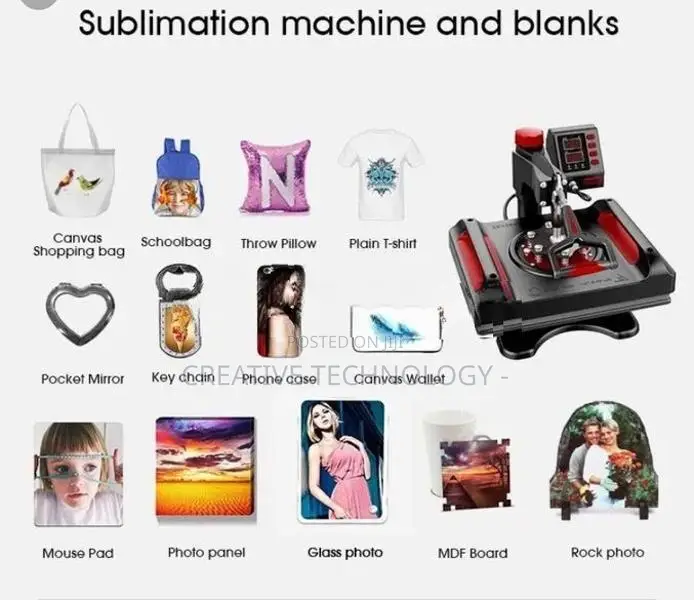 Sublimation Heat Press 10 in 01 Multifunctional
