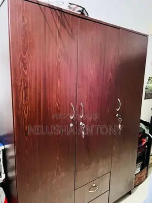 3 Door Wooden Wardrobe