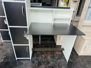 Modern Side 3 Cupboard Black and white Study Tables