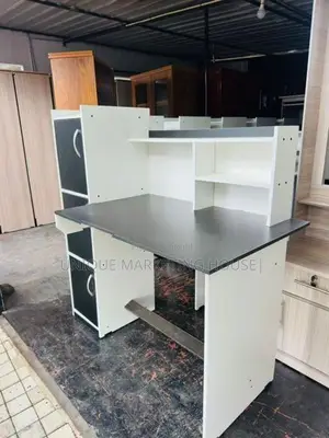 Modern Side 3 Cupboard Black and white Study Tables