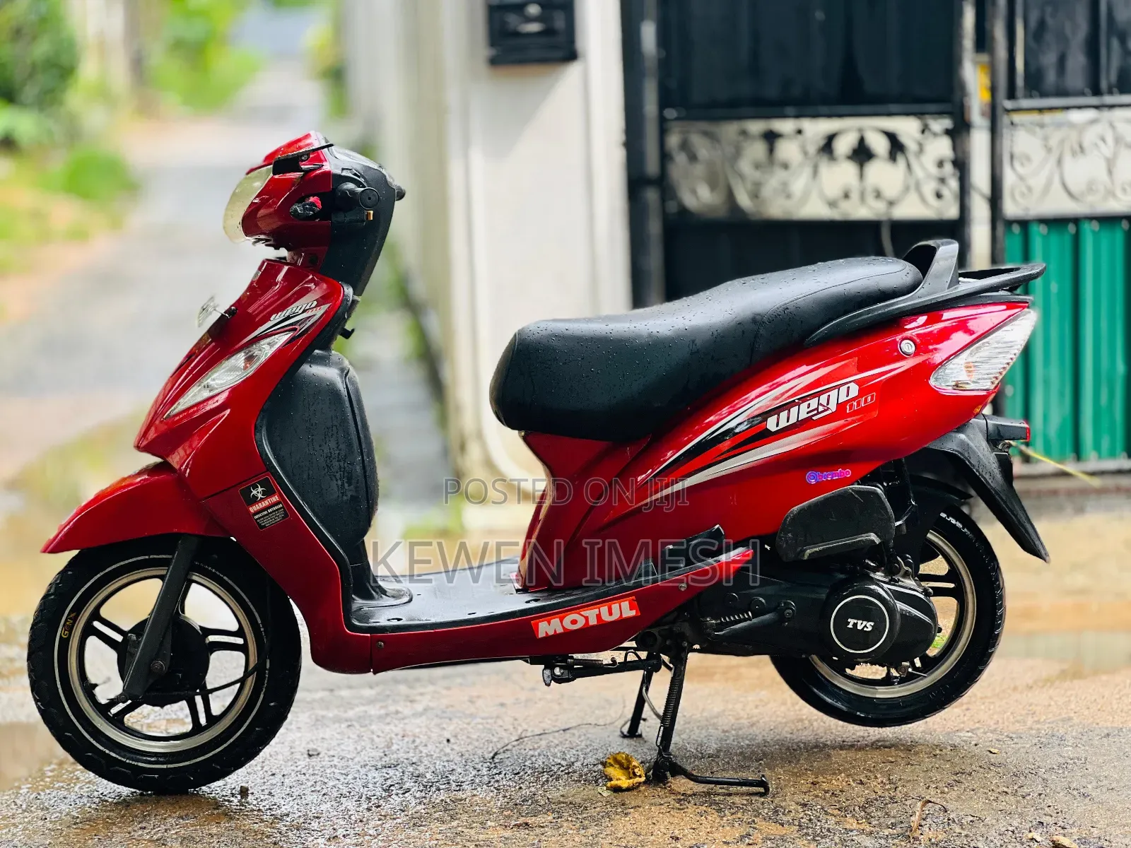 TVS Wego 2017 Red