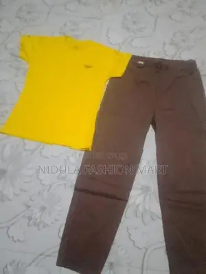 Ladies T-Shirt with Jeans
