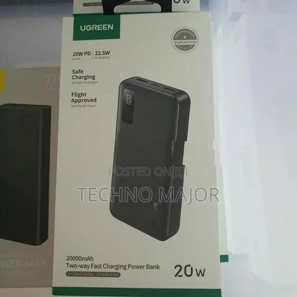Ugreen 20000mAh 20W Two-way Power Bank – PB312 25683
