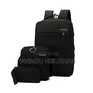 3 Pcs Travel Backpack