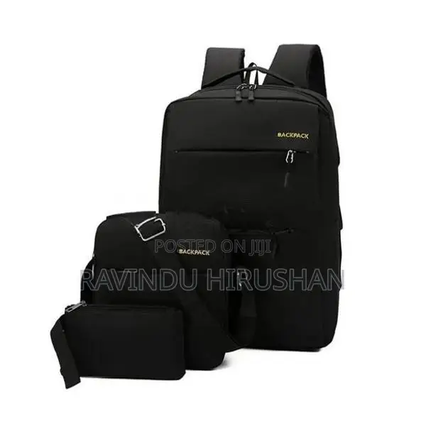 3 Pcs Travel Backpack